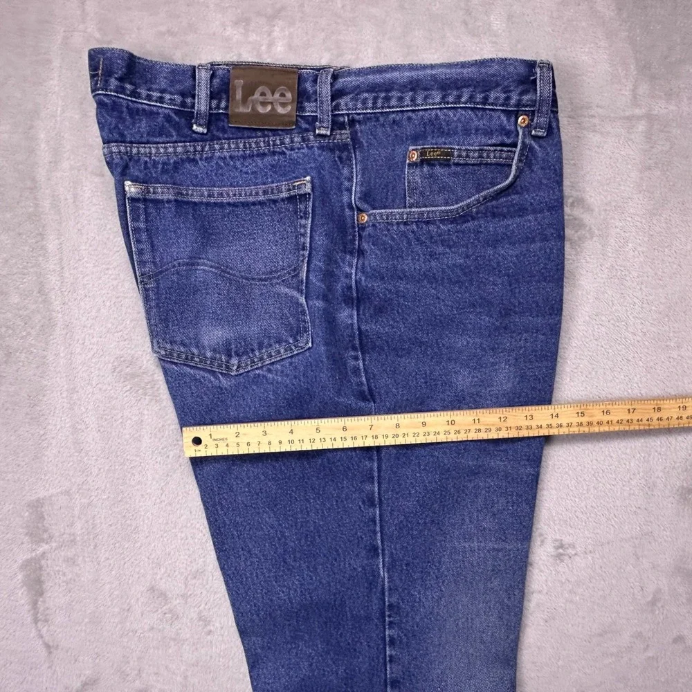 Lee Regular Fit Straight Leg Men's W42xL28 (Tag 44x32) Blue Denim Jeans 2100289‎